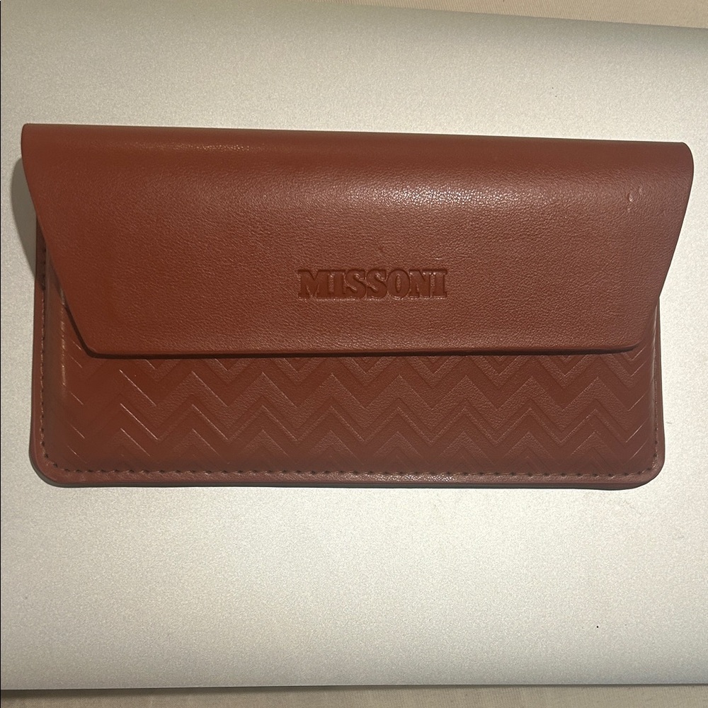 Missoni Leather Sunglass Case